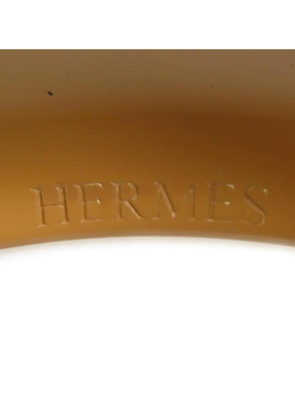 Auth Hermes Bangle Bracelet Camel/Brown #322526H20B